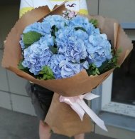 Букет гортензий «Niko Blue» Букет гортензий «Niko Blue»